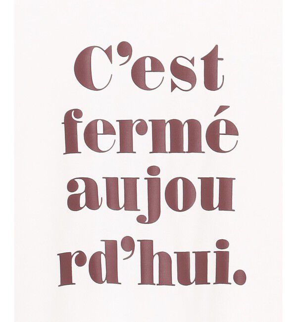 組曲「【加藤ローサさん着用】プリントロング Tシャツ」|Tシャツ・カットソー|