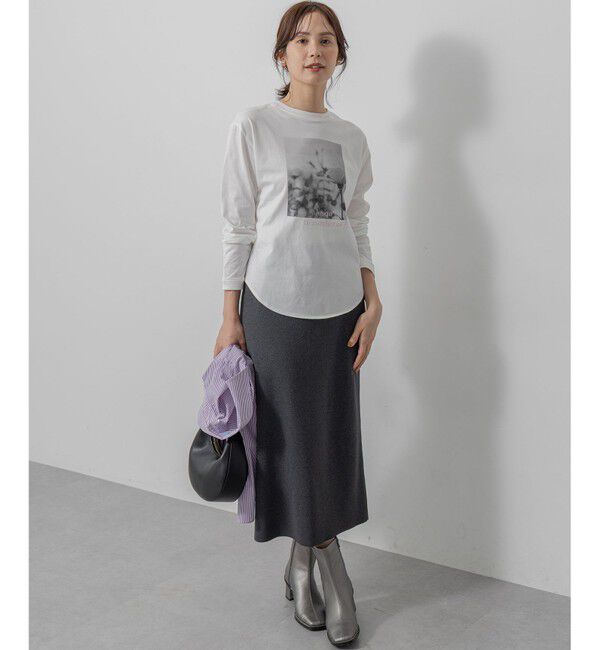 組曲「【加藤ローサさん着用】プリントロング Tシャツ」|Tシャツ・カットソー|