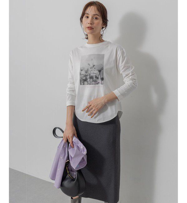 組曲「【加藤ローサさん着用】プリントロング Tシャツ」|Tシャツ・カットソー|