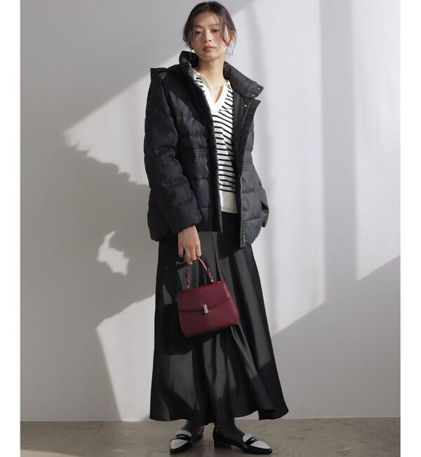 組曲「【WEB限定】サテンナロー スカート」|スカート|