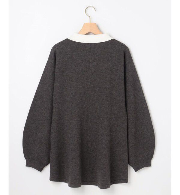 組曲「襟付きチュニック プルオーバー」|ニット・セーター|