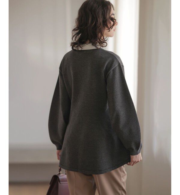 組曲「襟付きチュニック プルオーバー」|ニット・セーター|