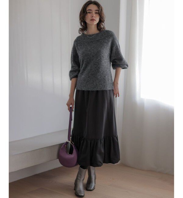 組曲「へアリーヤーンボートネック ニット」|ニット・セーター|