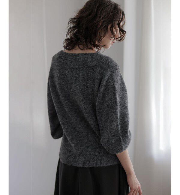組曲「へアリーヤーンボートネック ニット」|ニット・セーター|