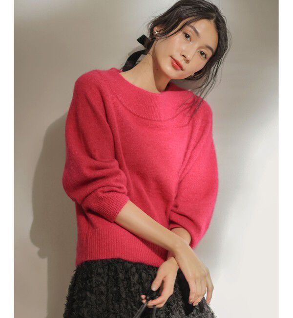 組曲「へアリーヤーンボートネック ニット」|ニット・セーター|