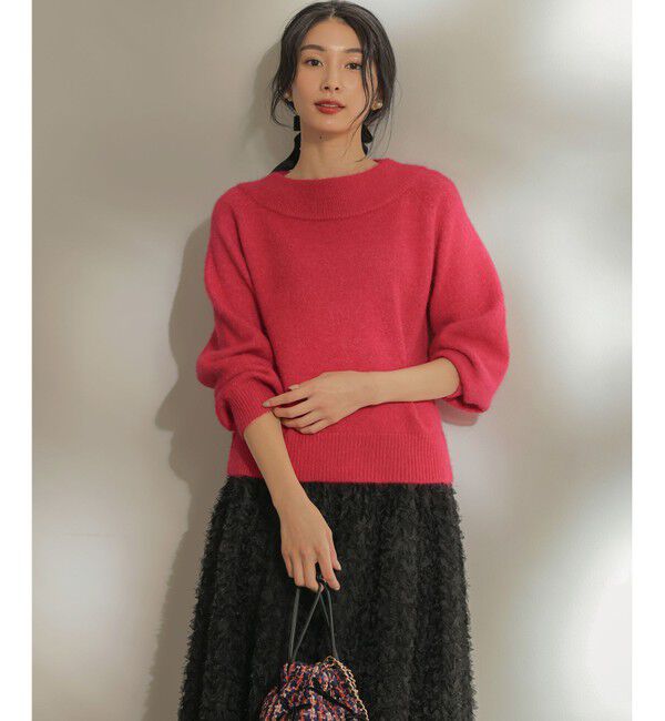 組曲「へアリーヤーンボートネック ニット」|ニット・セーター|