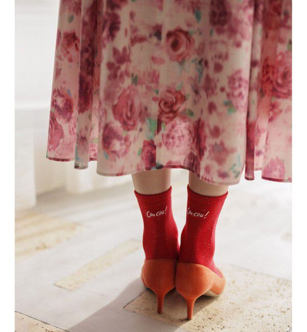 組曲「【Flower Collection】ブーケフラワープリント スカート」|スカート|