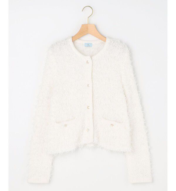 組曲「チュールヤーンファンシーニット ジャケット」|カーディガン|