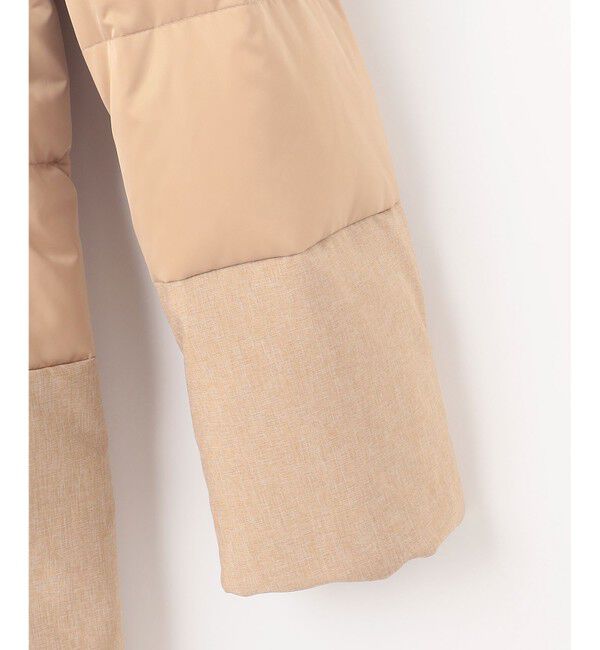 自由区「【撥水加工・洗える】ブライトダウンフード付き ダウンコート」|ダウン|