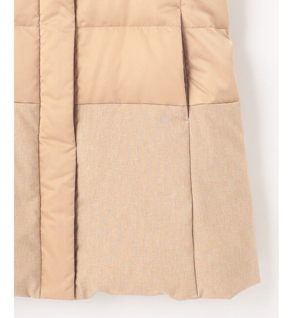 自由区「【撥水加工・洗える】ブライトダウンフード付き ダウンコート」|ダウン|