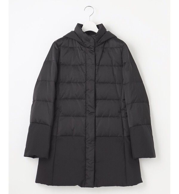 自由区「【撥水加工・洗える】ブライトダウンフード付き ダウンコート」|ダウン|