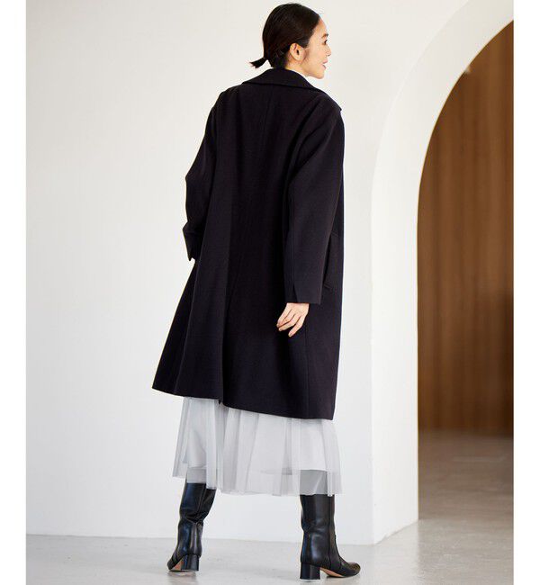 自由区「シャルムビーバーロング コート」|チェスターコート|