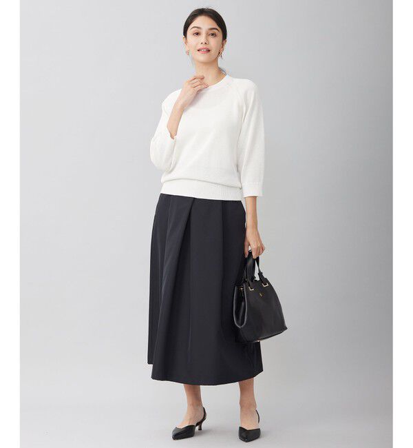 自由区「【洗える】タフタタック スカート」|スカート|