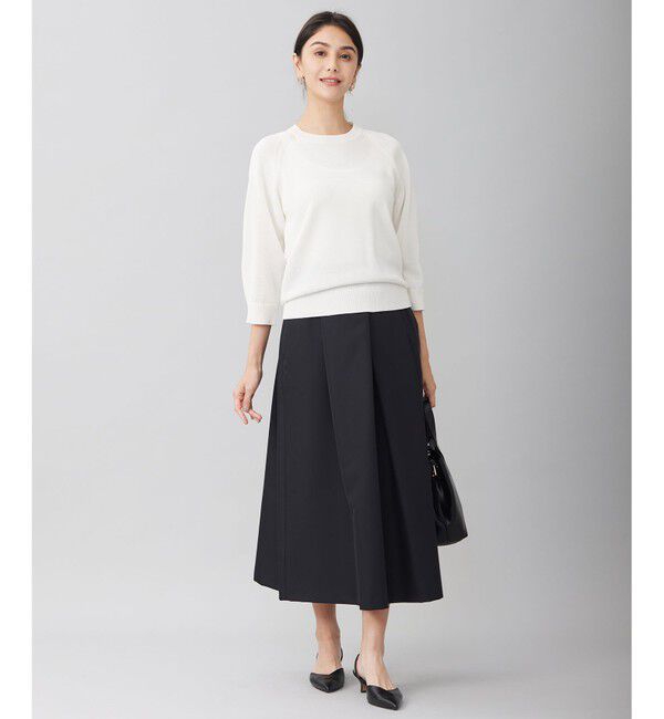 自由区「【洗える】タフタタック スカート」|スカート|