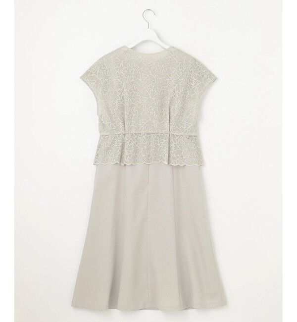 自由区「【カタログ掲載・洗える】レースブラウスコンビ ワンピース」|ワンピース|