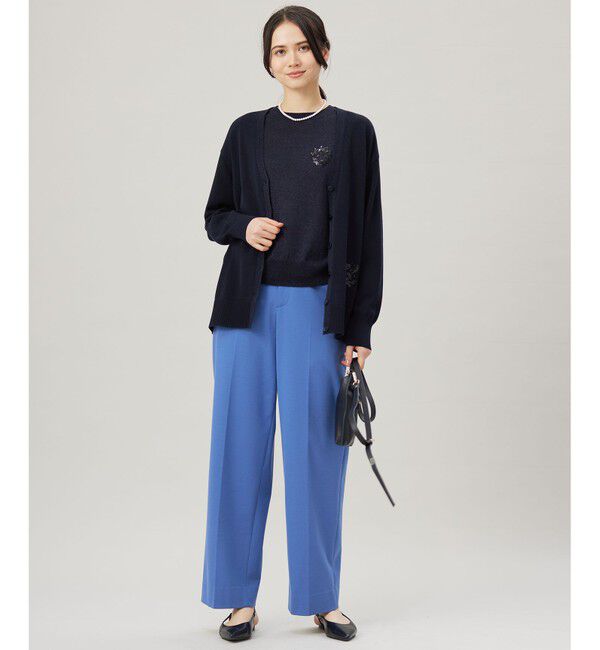 自由区「【洗える】ライトフィールジャージーワイドストレート パンツ」|その他|