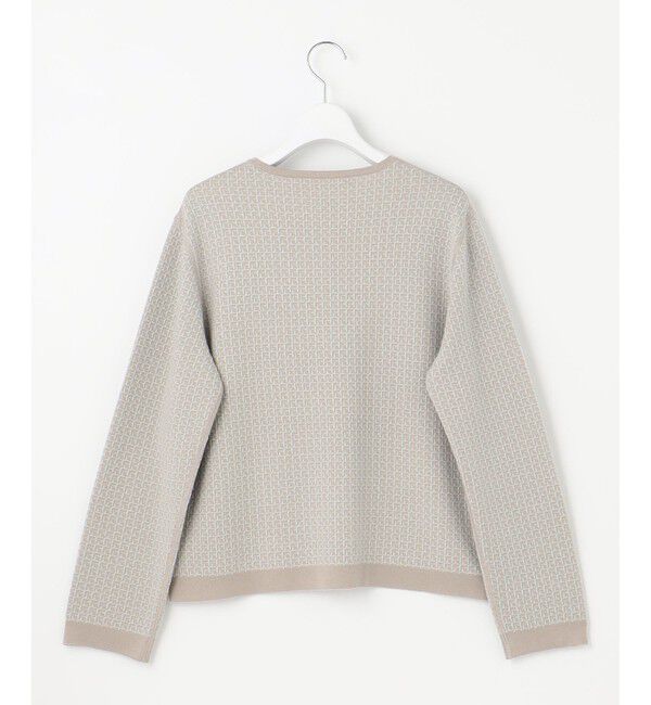 自由区「【WEB限定カラーあり・洗える】リバーシブルニット セットアップ(プルオーバー&times;フレアスカート)」|スーツ|