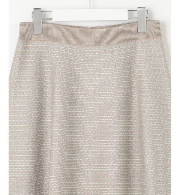 自由区「【WEB限定カラーあり・洗える】リバーシブルニット セットアップ(プルオーバー&times;フレアスカート)」|スーツ|