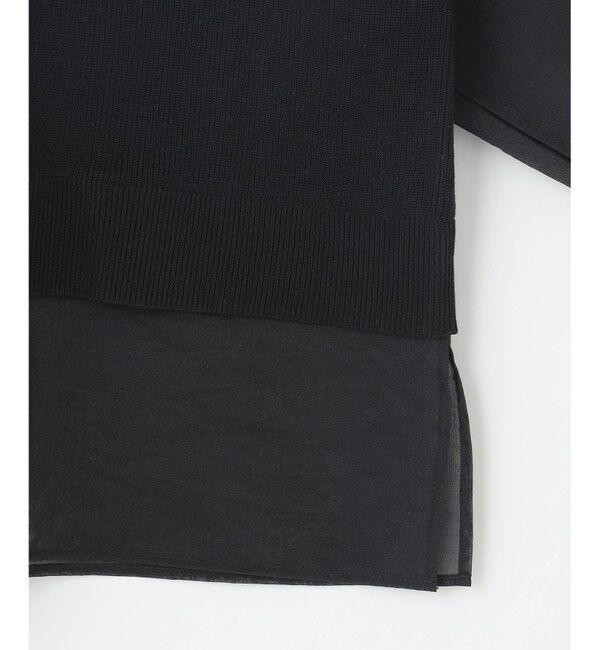 自由区「ハイツイストコットンアセテートプルオーバー ニット」|ニット・セーター|