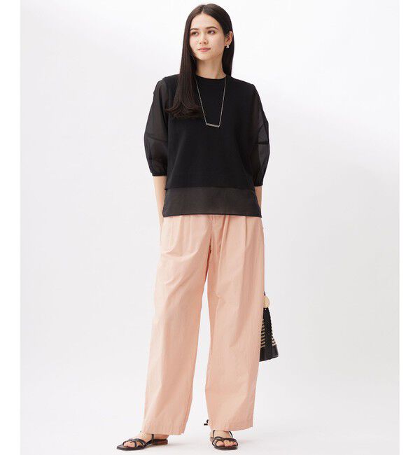 自由区「ハイツイストコットンアセテートプルオーバー ニット」|ニット・セーター|