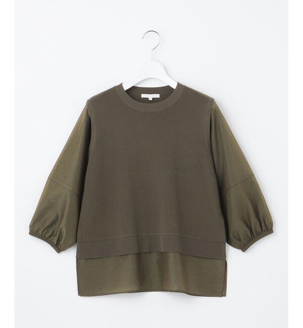 自由区「ハイツイストコットンアセテートプルオーバー ニット」|ニット・セーター|