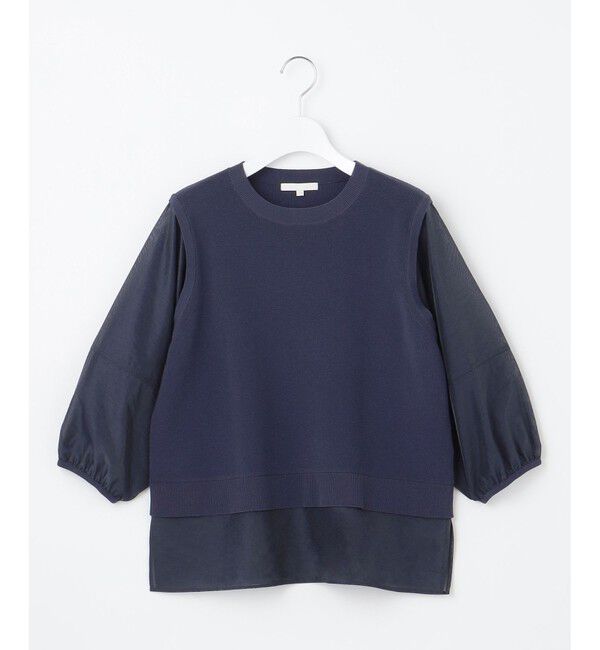 自由区「ハイツイストコットンアセテートプルオーバー ニット」|ニット・セーター|