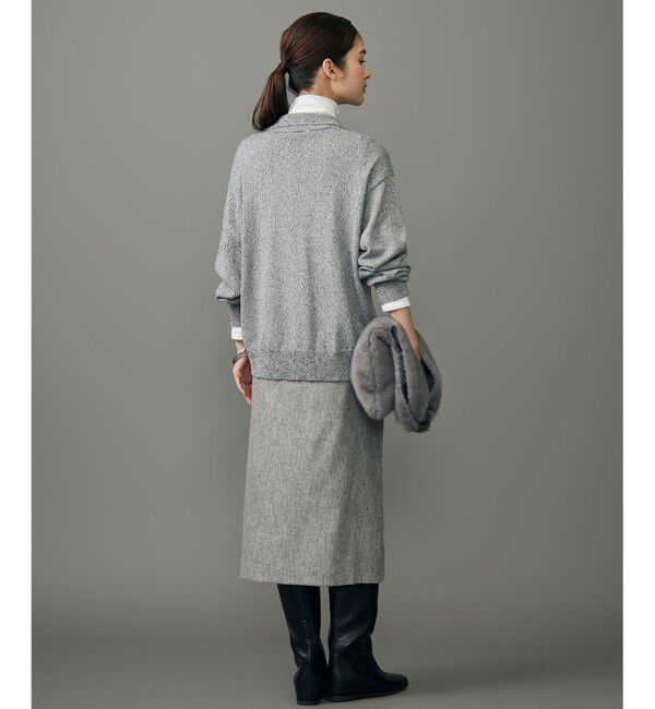 自由区「ペーパーウールコットン襟付き ニット」|ニット・セーター|