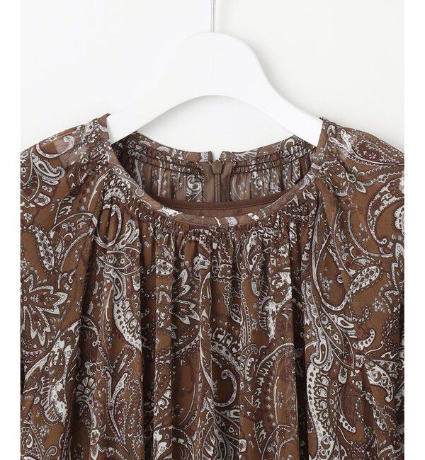 自由区「【SHIHOさん着用】ペイズリープリント ワンピース」|ワンピース|