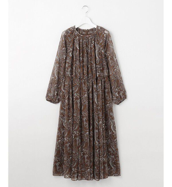 自由区「【SHIHOさん着用】ペイズリープリント ワンピース」|ワンピース|