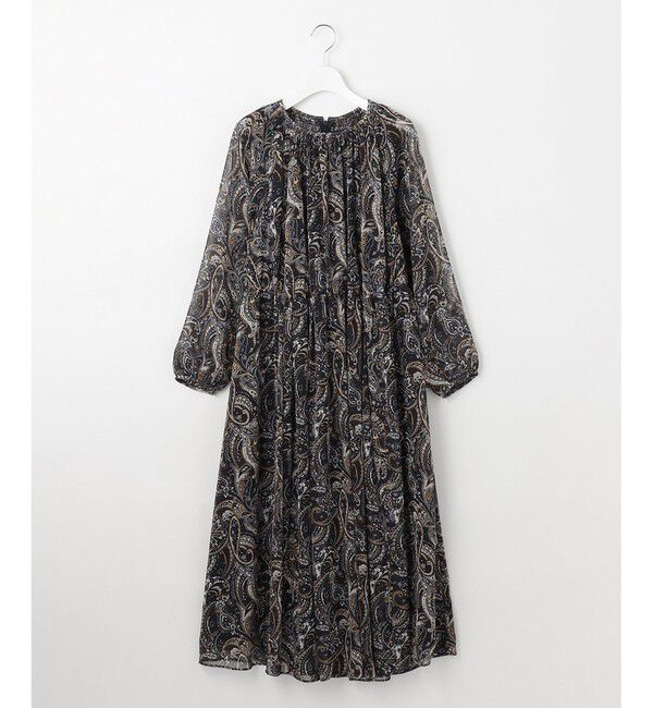 自由区「【SHIHOさん着用】ペイズリープリント ワンピース」|ワンピース|
