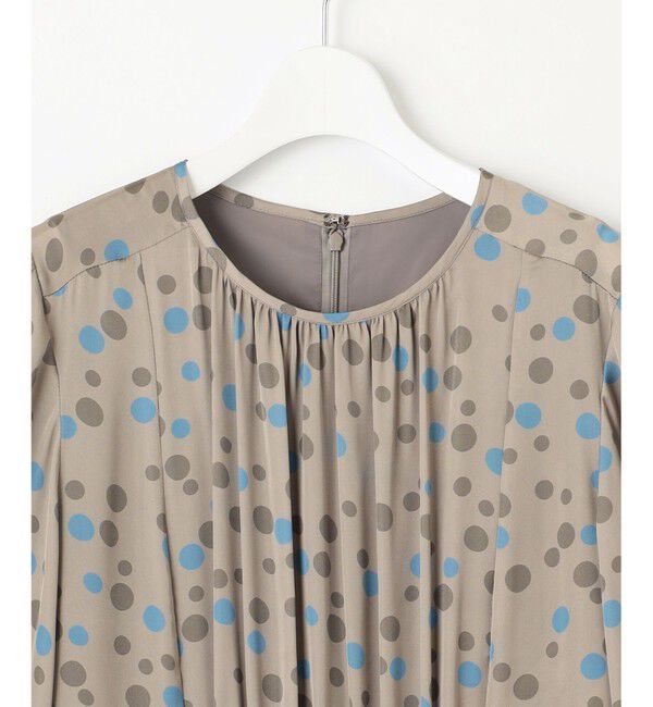 自由区「マルチポルカドットプリント ワンピース」|ワンピース|