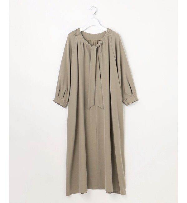 自由区「【SHIHOさん着用】TWドレープツイル3WAYボウタイ ワンピース」|ワンピース|
