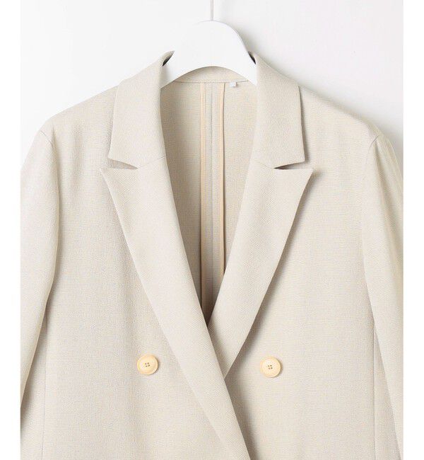 自由区「【セットアップ対応】リネンライクシンセティックテーラード ジャケット」|テーラードジャケット|