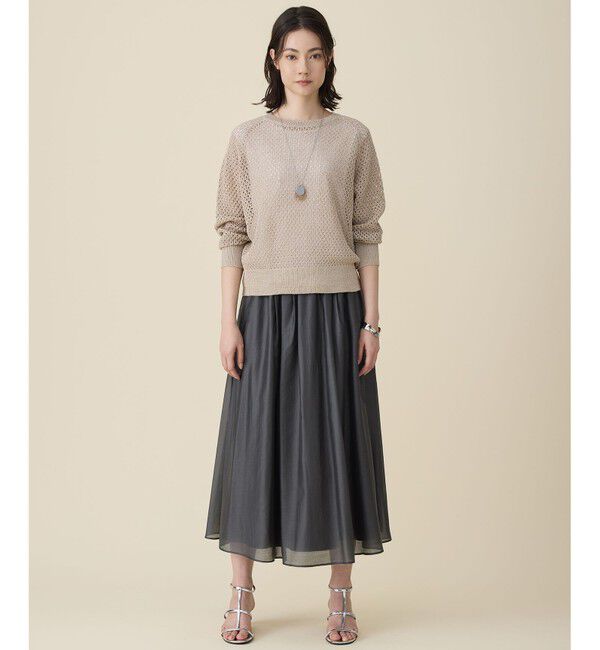 自由区「【カタログ掲載・セットアップ対応】エアリーローンプレーン スカート」|スカート|