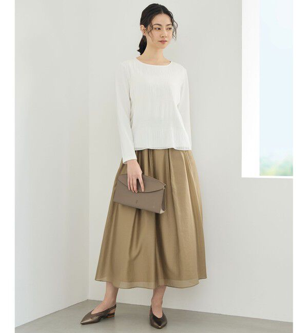 自由区「【カタログ掲載・セットアップ対応】エアリーローンプレーン スカート」|スカート|