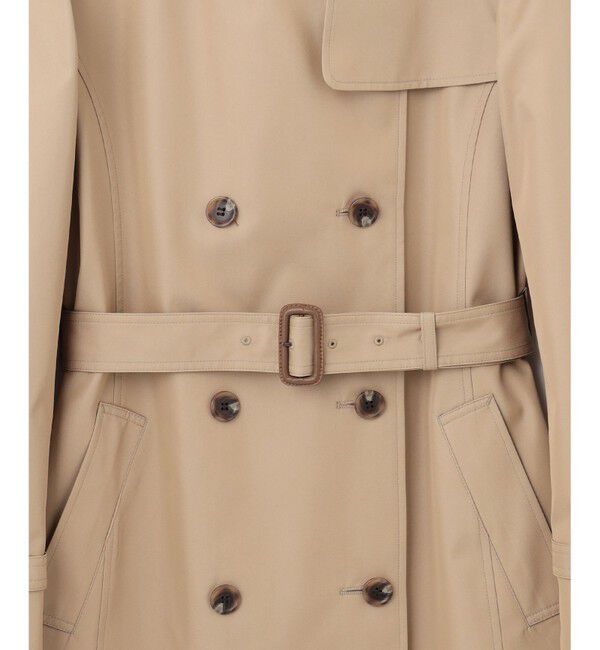23区「コットンポリエステルギャバジン ロング トレンチコート」|トレンチコート|