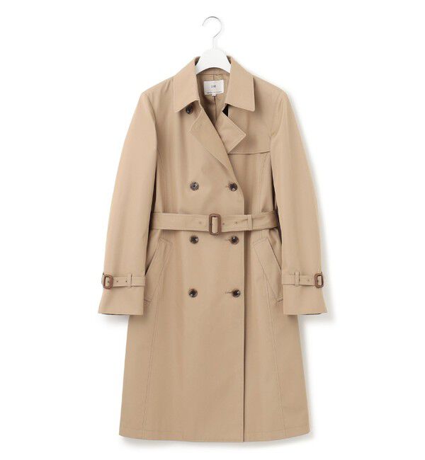 23区「コットンポリエステルギャバジン ロング トレンチコート」|トレンチコート|