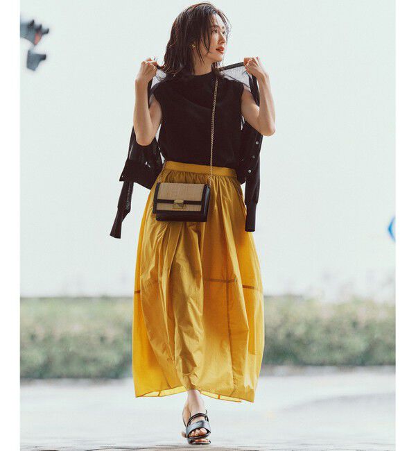 23区「【新色追加】シャイニーシアー ニット カーディガン」|カーディガン|