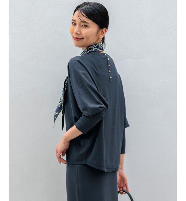 23区「【洗える/ご好評につきカラー追加】ヴィスコースストレッチ ドルマン ニット」|ニット・セーター|ｸﾞﾚｲｯｼ