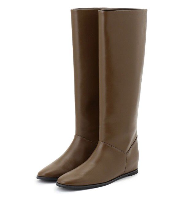 23区「インヒール ロング ブーツ」|ショートブーツ|ﾀﾞｰｸﾌﾞ