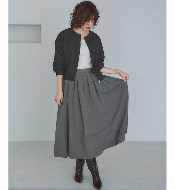 23区「【セットアップ対応】TWマットクロス ブルゾン」|ブルゾン・スタジャン|