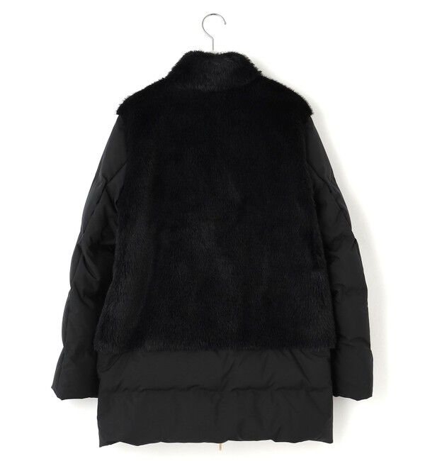 23区「ECOPEL エコファーコンビ ダウンコート」|ダウン|