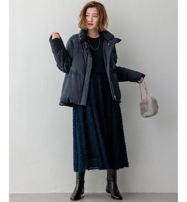 23区「【撥水加工】TWツイル ショート ダウンコート」|ダウン|