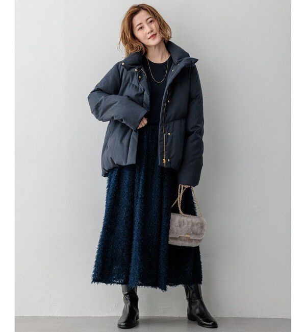 23区「【撥水加工】TWツイル ショート ダウンコート」|ダウン|