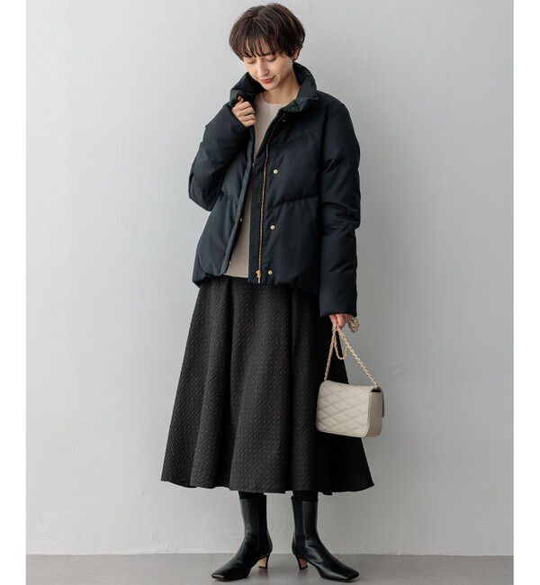 23区「【撥水加工】TWツイル ショート ダウンコート」|ダウン|