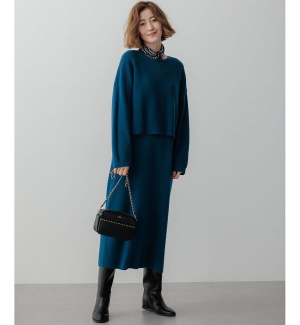 23区「レザー スタッズ ショルダーバッグ」|ショルダー・メッセンジャー|