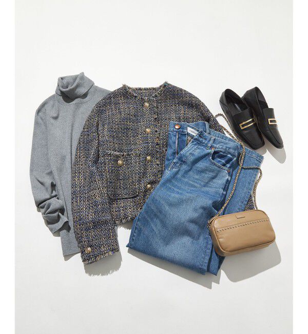 23区「レザー スタッズ ショルダーバッグ」|ショルダー・メッセンジャー|