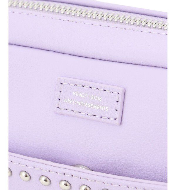 23区「レザー スタッズ ショルダーバッグ」|ショルダー・メッセンジャー|