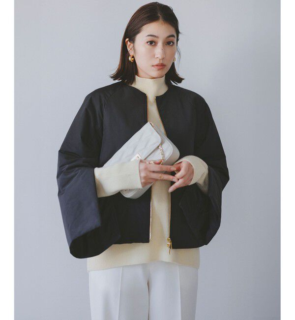 23区「【23区&times;Oggiコラボ /撥水加工】中綿 パディングタフタ ジャケット」|ダウン|