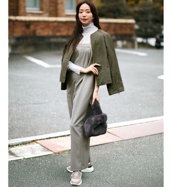 23区「【23区&times;Oggiコラボ /撥水加工】中綿 パディングタフタ ジャケット」|ダウン|